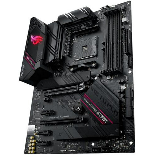 Мат.плата AM4 (B550) Asus ROG STRIX B550-F GAMING, B550, 4xDDR4, CrossFire, Int.Video(CPU), 6xSATA3, 2xM.2, 1xPCI-E 16x 4.0, 1xPCI-E 16x 3.0, 3xPCI-E 1x 3.0, ROG SupremeFX, I225-V, 8xUSB3.2/4xUSB2.0, HDMI/DP, ATX - 6