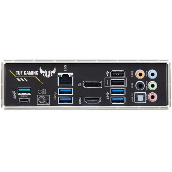 Мат.плата AM4 (B550) Asus TUF GAMING B550-PLUS, B550, 4xDDR4, CrossFire, Int.Video(CPU), 6xSATA3, 2xM.2, 1xPCI-E 16x 4.0, 1xPCI-E 16x 3.0, 3xPCI-E 1x 3.0, 1xM.2 (Key E), ALC S1200A, RTL8125B, 8xUSB3.2/6xUSB2.0, HDMI/DP, ATX - 5