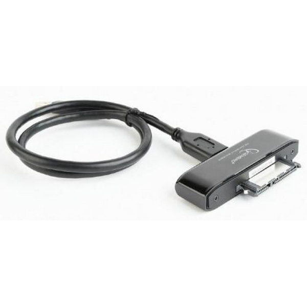Адаптер USB Cablexpert, Black, USB 3.0 - SATA, 1 м, чіпсет JMS578 (AUS3-02)