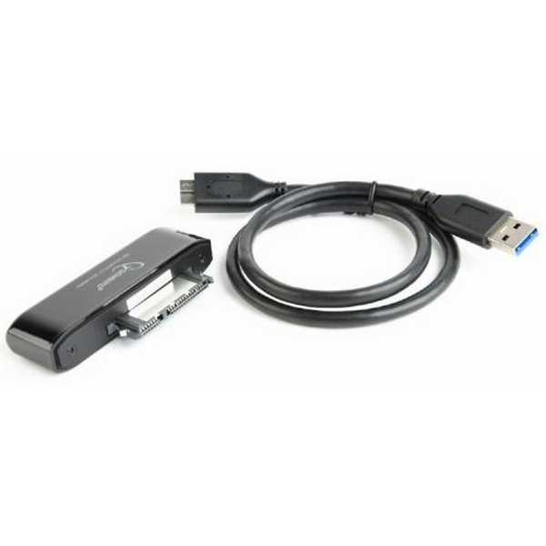 Адаптер USB Cablexpert, Black, USB 3.0 - SATA, 1 м, чіпсет JMS578 (AUS3-02) - 5