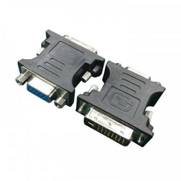 Перехідник DVI-I (M) - VGA (F), Cablexpert, Black (A-DVI-VGA-BK)