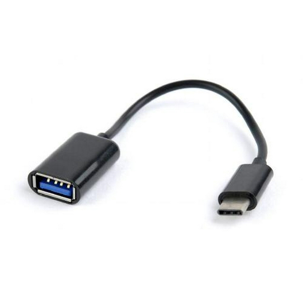 Кабель USB AF - Type-C, 20 см, Black, Cablexpert (A-OTG-CMAF2-01)