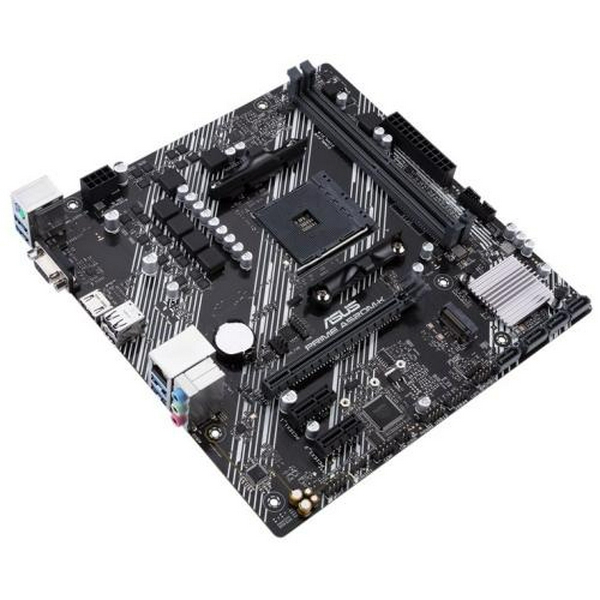 Мат.плата AM4 (A520) Asus PRIME A520M-K, A520, 2xDDR4, Int.Video(CPU), 4xSATA3, 1xM.2, 1xPCI-E 16x 3.0, 2xPCI-E 1x 3.0, ALC887, RTL8111H, 6xUSB3.2/6xUSB2.0, VGA/HDMI, MicroATX - 6