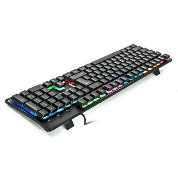 Клавіатура REAL-EL Comfort 7011 Backlit, Black, USB, мембранна, підсвічування клавіш з регулюванням рівня яскравості, 105 кнопок - 4