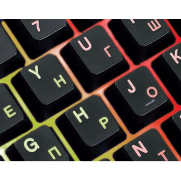 Клавіатура REAL-EL Comfort 7011 Backlit, Black, USB, мембранна, підсвічування клавіш з регулюванням рівня яскравості, 105 кнопок - 8