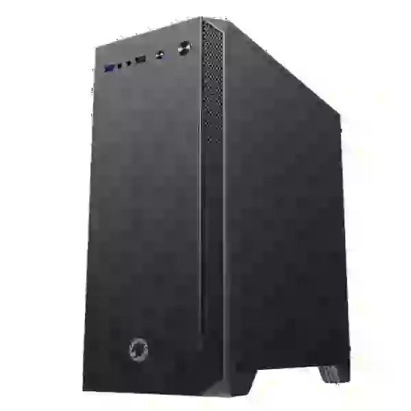Корпус GameMax Silent Hill Black, без БЖ, Mid Tower, Micro ATX / Mini ITX, 1хUSB 3.0, 1хUSB 2.0, 1х120 мм, 392х188х405 мм, 0.6 мм, 3.6 кг (H606) - 3