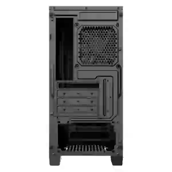Корпус GameMax Silent Hill Black, без БЖ, Mid Tower, Micro ATX / Mini ITX, 1хUSB 3.0, 1хUSB 2.0, 1х120 мм, 392х188х405 мм, 0.6 мм, 3.6 кг (H606) - 9