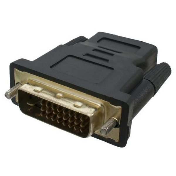 Перехідник HDMI (F) - DVI-D (M), Patron, Black, 24-pin (PN-DVI-HDMIF)