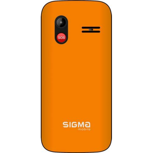 Мобільний телефон Sigma mobile Comfort 50 HIT2020 Orange "бабусефон", Dual Sim, дисплей 1.77" кольоровий (128x160), моноблок, MTK6261, підтримка microSD (max 32Gb), FM-радіо, ліхтарик, BT, Cam 0.3Mp, 1450 mAh, 56.1 x 120.2 x 11.9  мм, 90 г - 3
