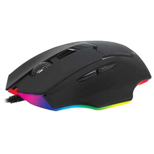 Миша REAL-EL RM-555, Black, USB, оптична, 800/1200/1600/2400 dpi, 6 кнопок, 1,8 м, вбудоване підсвічування (RM-555) - 2