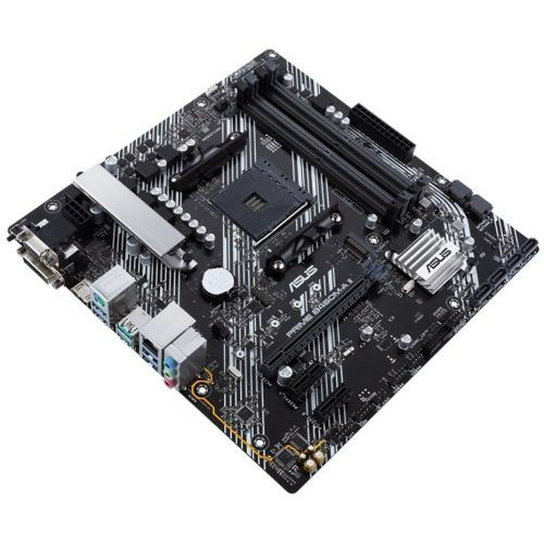 Мат.плата AM4 (B450) Asus PRIME B450M-A II, B450, 4xDDR4, Int.Video(CPU), 6xSATA3, 1xM.2, 1xPCI-E 16x 3.0, 2xPCI-E 1x 2.0, ALC887, RTL8111H, 8xUSB3.2/4xUSB2.0, VGA/DVI-D/HDMI, mATX - 5