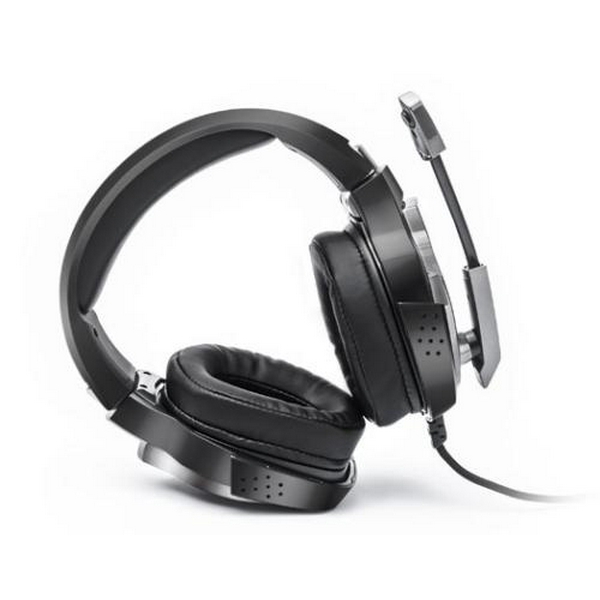 Навушники REAL-EL GDX-7680, Black, Mini jack + USB, накладні, мікрофон, кабель 2.2 м (GDX-7680) - 7