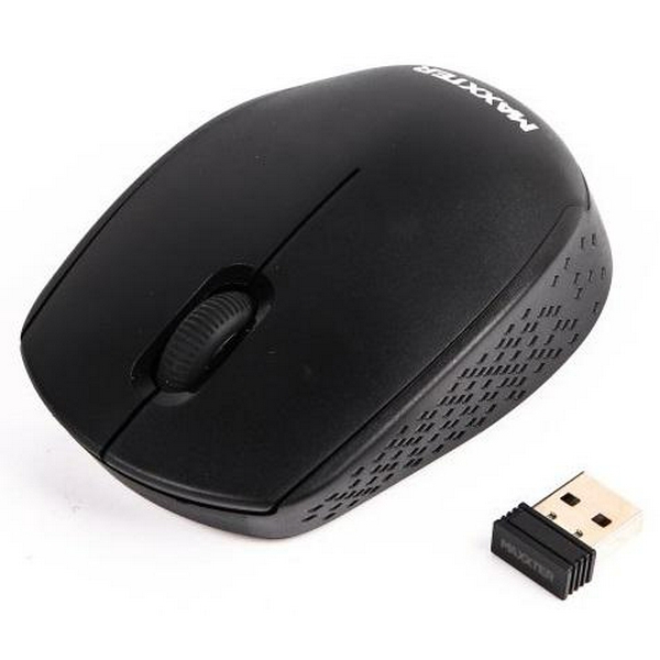 Миша Maxxter Mr-420 бездротова, USB, Black (Mr-420)