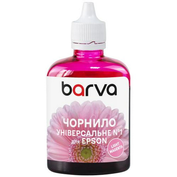 Чорнило Barva Epson Universal №1, Light Magenta, 90 мл (EU1-748)