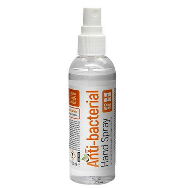 Антисептик спиртовий ColorWay, спрей, 100 мл, з ароматом кокосу (CW-3911)