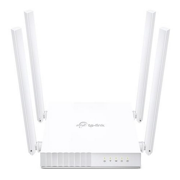 Роутер TP-LINK Archer C24, White, Wi-Fi 802.11a/b/g/n/ac, до 733 Mb/s, 2.4/5GHz, 4x10/100 Mb/s, RJ45 10/100Mb/s, 4 зовнішні незнімні антени