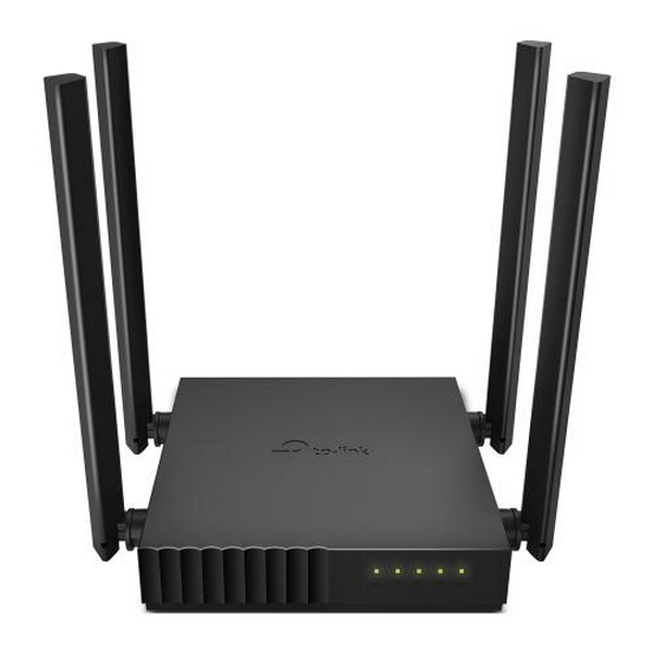 Роутер TP-LINK Archer C54, Black, Wi-Fi 802.11a/b/g/n/ac, до 1167 Mb/s, 2.4/5GHz, 4x10/100 Mb/s, RJ45 10/100Mb/s, 4 зовнішні незнімні антени