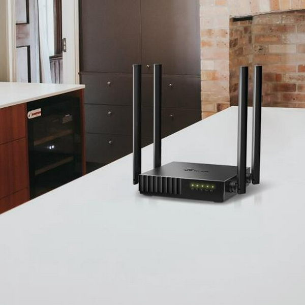 Роутер TP-LINK Archer C54, Black, Wi-Fi 802.11a/b/g/n/ac, до 1167 Mb/s, 2.4/5GHz, 4x10/100 Mb/s, RJ45 10/100Mb/s, 4 зовнішні незнімні антени - 6