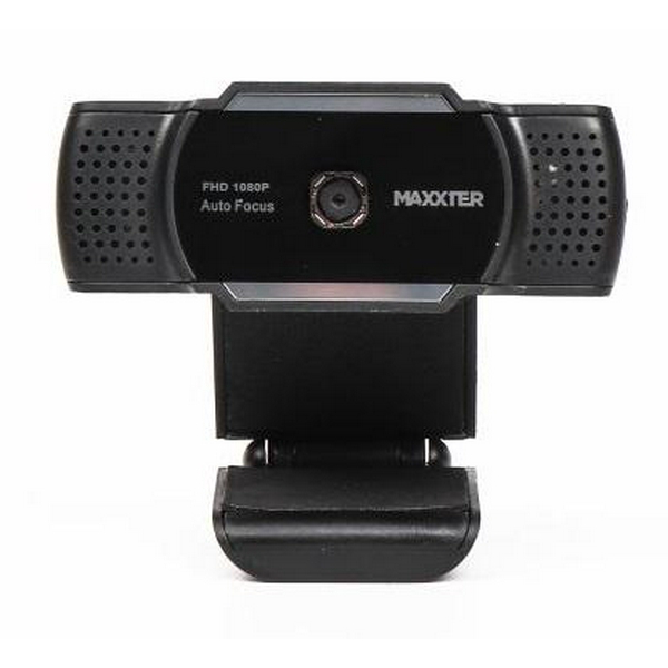 Веб-камера Maxxter WC-FHD-AF-01 Black, 1.3 Mpx, 1920x1080, Auto-Focus, USB 2.0, вбудований мікрофон, (WC-FHD-AF-01) - 2