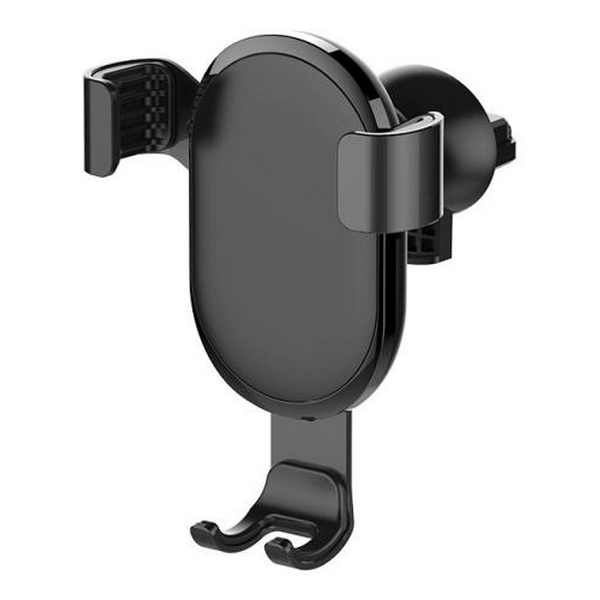 Автотримач для телефону ColorWay Metallic Gravity Holder, Black (CW-CHG01-BK)