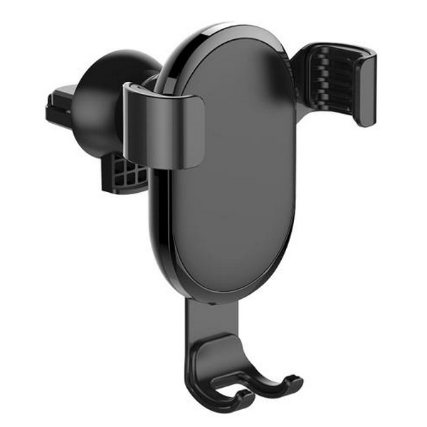 Автотримач для телефону ColorWay Metallic Gravity Holder, Black (CW-CHG01-BK) - 2