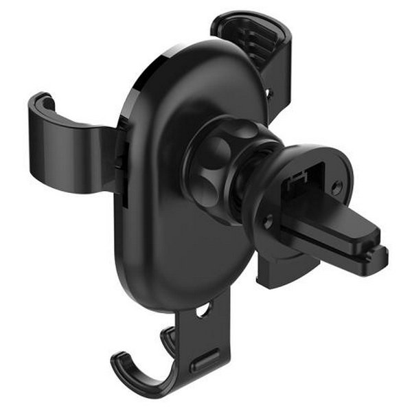Автотримач для телефону ColorWay Metallic Gravity Holder, Black (CW-CHG01-BK) - 5
