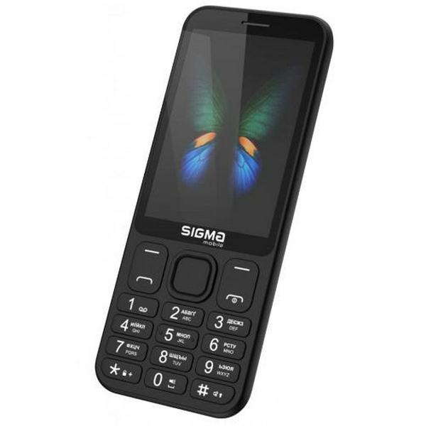 Мобільний телефон Sigma mobile X-style 351 Lider, Black, 2 Micro-SIM + Nano-SIM, дисплей 3.5" кольоровий (320x480), моноблок, підтримка microSD (max 32Gb), FM, BT, Cam 0.3Mp, 3400 mAh - 2