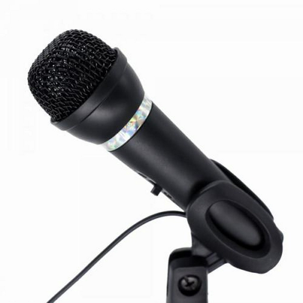 Мікрофон Gembird MIC-D-04, Black, 3.5 мм, настільна підставка, 1.3 м