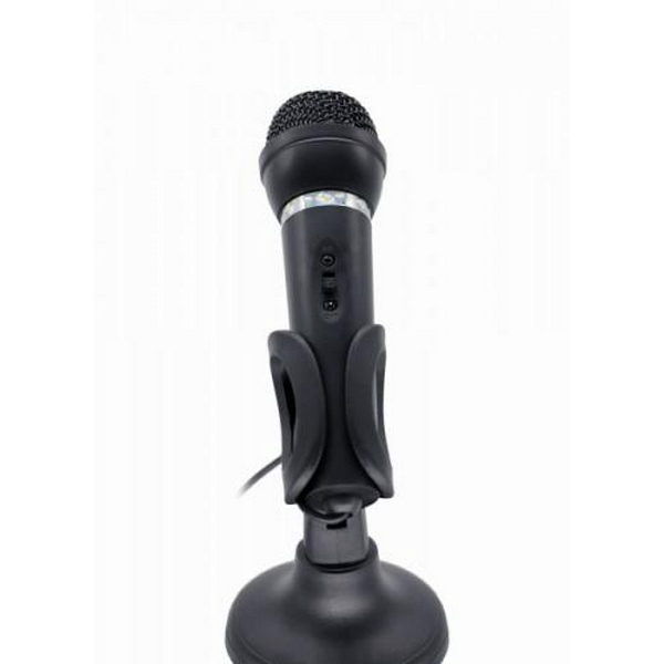Мікрофон Gembird MIC-D-04, Black, 3.5 мм, настільна підставка, 1.3 м - 2