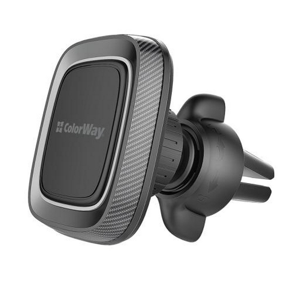 Автотримач для телефону ColorWay Metallic Air Vent-4, Black (CW-CHM05-GR)