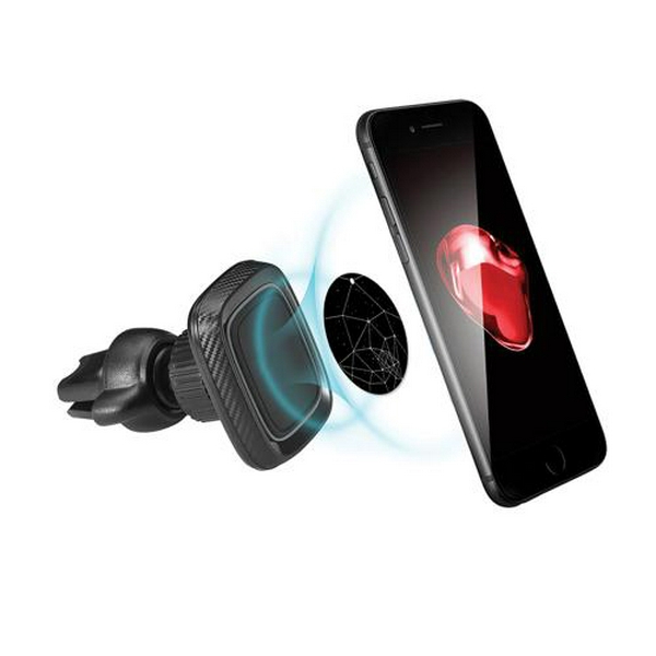 Автотримач для телефону ColorWay Metallic Air Vent-4, Black (CW-CHM05-GR) - 3