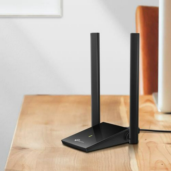 Мережевий адаптер USB TP-LINK Archer T4U Plus, Black, 5GHz/2.4GHz, AC1300 (867/400 Мбіт/с), USB 3.0, високопотужні антени, MU-MIMO - 4