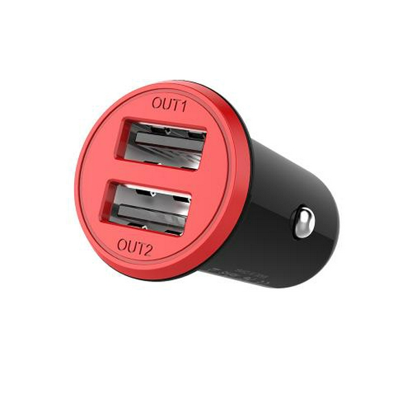 Автомобільний зарядний пристрій ColorWay, Black, 2xUSB, 3.4A, 17W (CW-CHA026-BK)