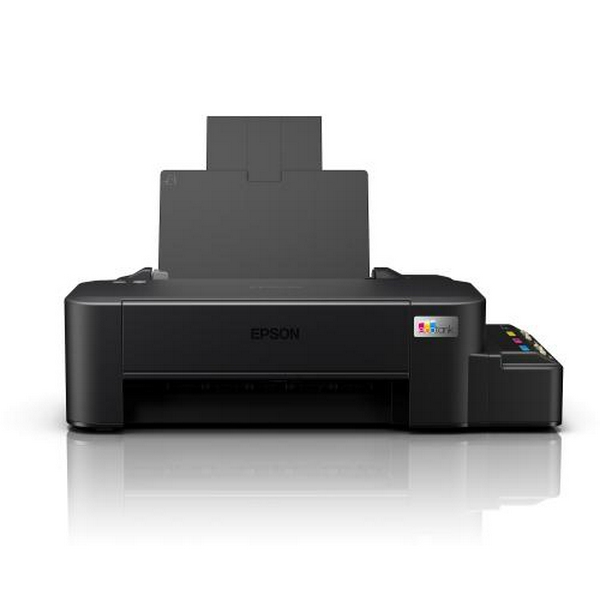 Принтер струменевий кольоровий A4 Epson EcoTank L121, Black, 720х720 dpi, до 9/4.8 стор/хв, USB, вбудоване СНПЧ по 40 мл, чорнило 664 (C11CD76414) - 2