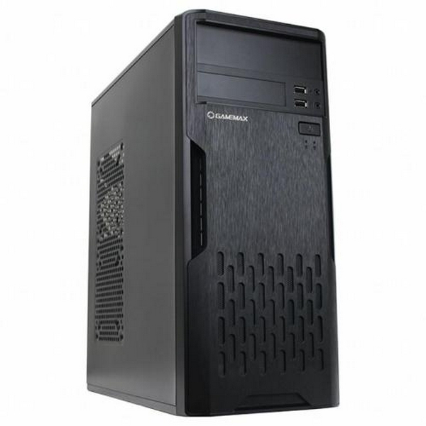 Корпус GameMax ET-210-NP Black, без БЖ, Midi Tower, ATX / Micro ATX / Mini ITX, 2хUSB 2.0, 370x175x410 мм