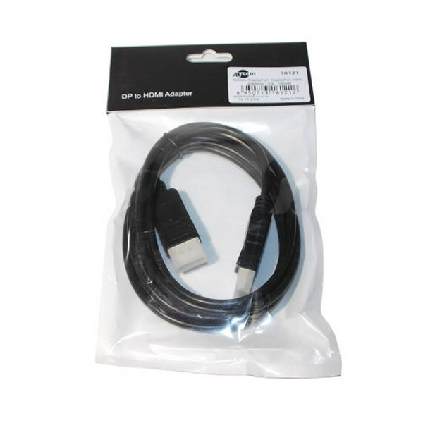 Кабель DisplayPort (M) - DisplayPort (M), 1.8 м, Black, Atcom, V1.4, 60 Гц (16121)