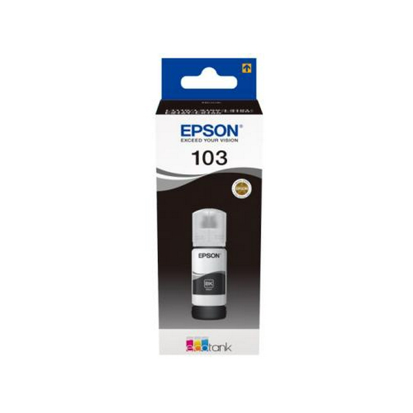 Чорнило Epson 103, Black, для L3100/L3101/L3110/L3150, 65 мл (C13T00S14A)