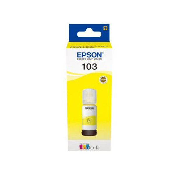 Чорнило Epson 103, Yellow, для L3100/L3101/L3110/L3150, 65 мл (C13T00S44A)