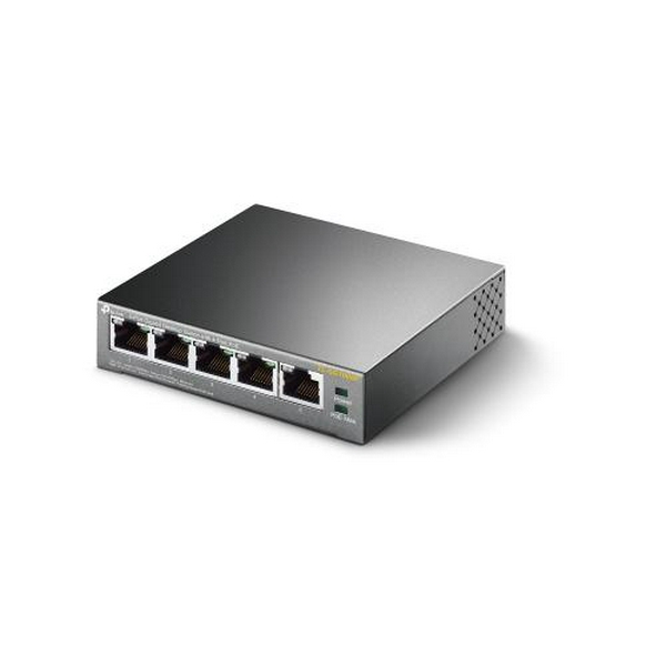 Комутатор TP-LINK TL-SG1005P 5 LAN 10/100/1000 Mb, некерований, металевий корпус - 4