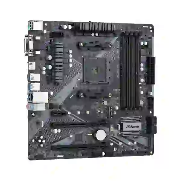 Мат.плата AM4 (B450) AsRock B450M Pro4 R2.0, B450, 4xDDR4, CrossFire, Int.Video(CPU), 4xSATA3, 1xM.2, 1xPCI-E 16x 3.0, 1xPCI-E 16x 2.0, 1xPCI-E 1x 2.0, ALC892, RTL8111H, 8xUSB3.2/4xUSB2.0, VGA/DVI-D/HDMI, MicroATX - 3