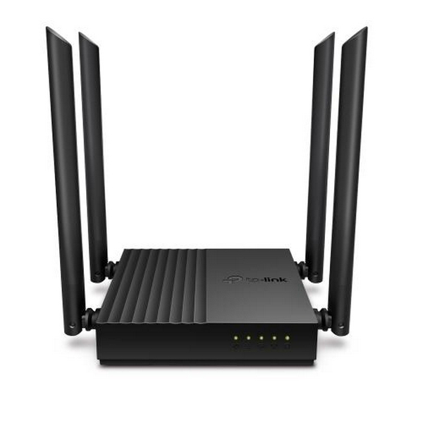 Роутер TP-LINK Archer C64, Black, Wi-Fi 802.11 ac, до 1167 Mb/s, 2.4/5GHz, 4 LAN 10/100/1000 Mb/s, RJ45 10/100/1000Mb/s, 4 зовнішніх антен