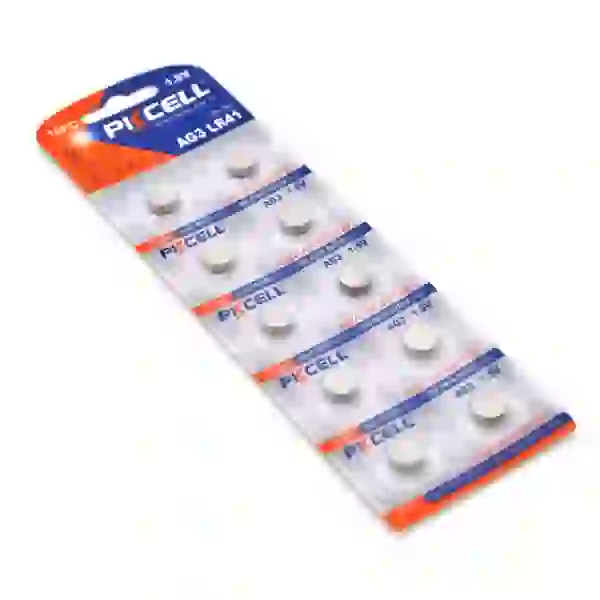 Батарейки AG3/LR41, PKCELL, 10 шт, Blister (AG3-10B)