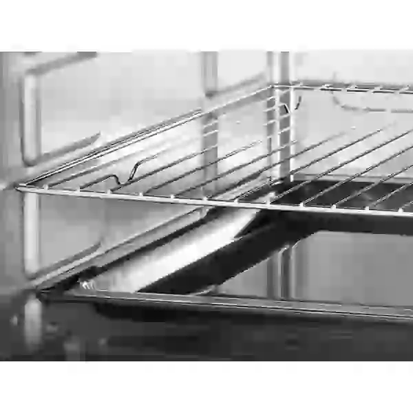 Електродуховка Liberton LEO-350 Black, 1800W, 35 л, металевий корпус, індикатор роботи, таймер, 3 режими нагрівання, термостат 250 град, комплектація решітка, деко, тримач для деко - 4