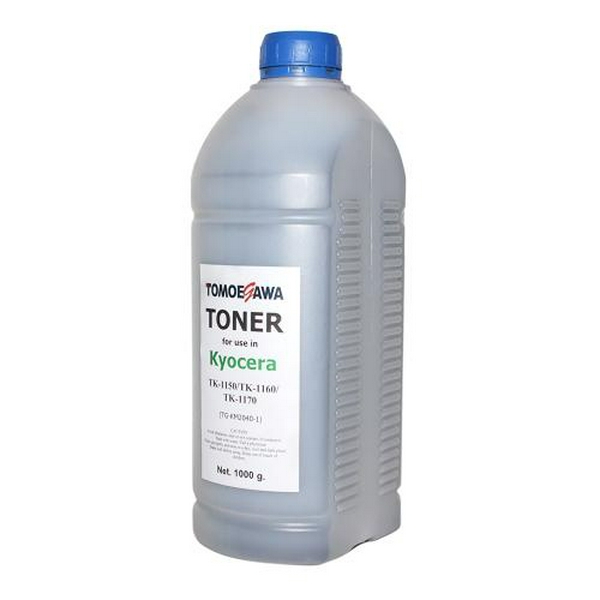 Тонер Kyocera TK-1150/1160/1170, Black, P2040/P2235, M2040/M2135/M2540, 1 кг, Tomoegawa (TG-KM2040-1)