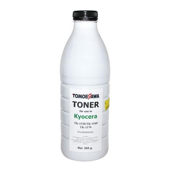 Тонер Kyocera TK-1150/1160/1170, Black, P2040/P2235, M2040/M2135/M2540, 500 г, Tomoegawa (TG-KM2040-05)