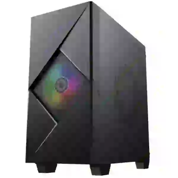 Корпус GameMax Cyclops BG Black, без БЖ, Mini Tower, Micro ATX / Mini ITX, 1xUSB 3.1, 2xUSB 2.0, 3x120 мм LED, 350х188х380 мм - 2