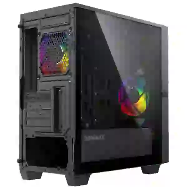 Корпус GameMax Cyclops BG Black, без БЖ, Mini Tower, Micro ATX / Mini ITX, 1xUSB 3.1, 2xUSB 2.0, 3x120 мм LED, 350х188х380 мм - 4