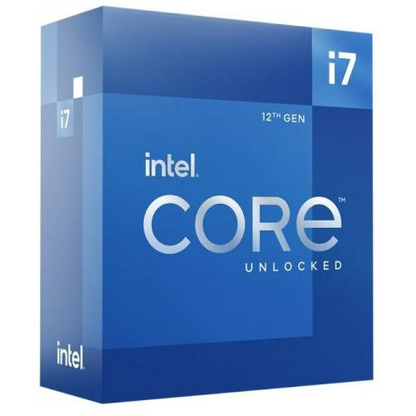 Процесор Intel Core i7 (LGA1700) i7-12700K, Box, 12x3.6 ГГц (Turbo Boost 5.0 ГГц, 20 потоків), UHD Graphics 770, L3 25Мб, Alder Lake, 10 нм, TDP 125 Вт, розблокований множник, система охолодження в комплекті не йде (BX8071512700K)