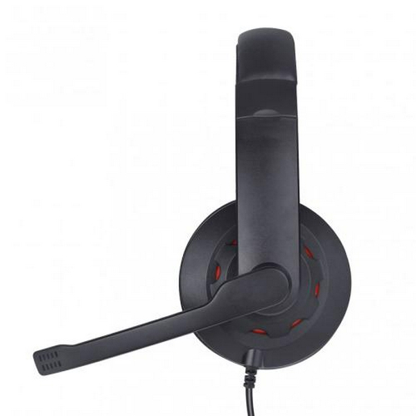Навушники Gemix HP-220MV, Black/Red, 2 x Mini jack (3.5мм), накладні, регулятор гучності, кабель 1.8 м - 2