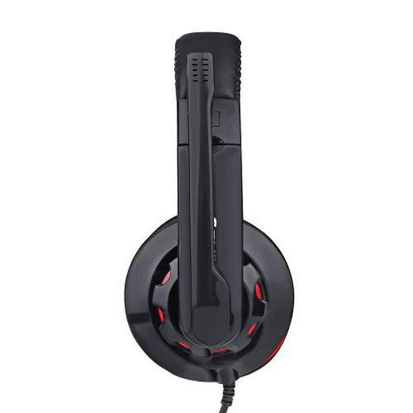 Навушники Gemix HP-220MV, Black/Red, 2 x Mini jack (3.5мм), накладні, регулятор гучності, кабель 1.8 м - 4